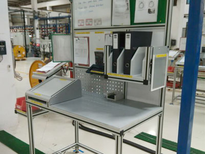 Material Handling Equipments, Aluminum Workstation
